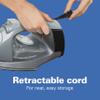 Hamilton Beach Iron & Vertical Steamer with Stainless Steel Soleplate, 1500 Watts, Retractable Cord, Adjustable Spray and Blast Steam Settings, 3-Way Auto Shutoff, Anti-Drip, Self-Cleaning (14882) view 3