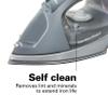 Hamilton Beach Iron & Vertical Steamer with Stainless Steel Soleplate, 1500 Watts, Retractable Cord, Adjustable Spray and Blast Steam Settings, 3-Way Auto Shutoff, Anti-Drip, Self-Cleaning (14882) view 4
