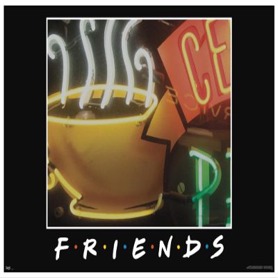 Trends International Friends - Coffee Wall Poster, 22.375" x 34", Premium Unframed Version