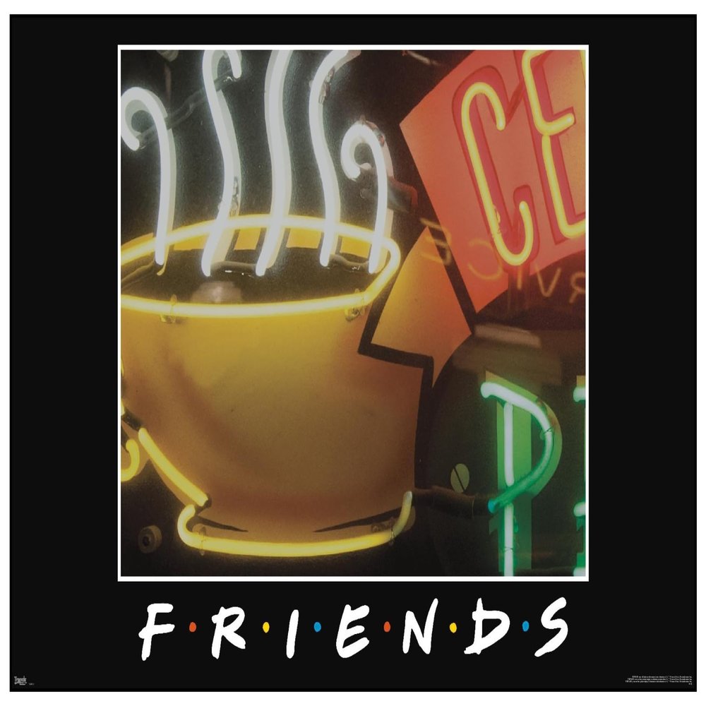 Trends International Friends - Coffee Wall Poster, 22.375" x 34", Premium Unframed Version