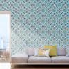 Moroccan Mosaic & Tile House CTP09-07 Agdal Handmade Cement Tile, Pack of 12, Blue, Black, Yellow view 2