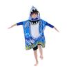 Athaelay Soft Hooded Beach Towel for Kids, Toddlers Bath/Pool/Swim Poncho Cover-ups Swimwear (Blue Shark) view 3