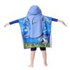 Athaelay Soft Hooded Beach Towel for Kids, Toddlers Bath/Pool/Swim Poncho Cover-ups Swimwear (Blue Shark) view 4