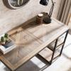 SEI Furniture Southern Enterprises Garviston Reclaimed Wood Writing Desk, Black view 2