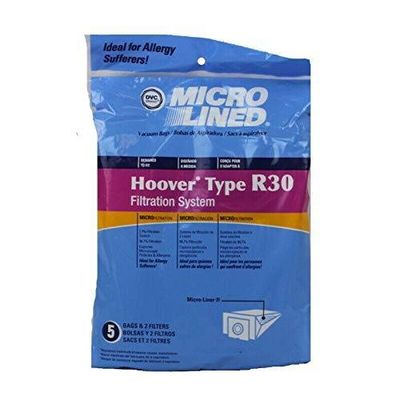 DVC Hoover R30 Micro Allergen Vacuum Cleaner Bags Made in USA [ 50 Bags ]
