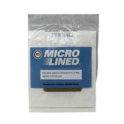 DVC Sanyo Style PU-1 571245 Micro Allergen Vacuum Cleaner Bags Made in USA [ 75 Bags ]