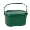 Addis 518250 Everyday Kitchen Food Waste Compost Caddy Bin, 4.5 Litre, Dark Green view 1