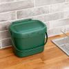 Addis 518250 Everyday Kitchen Food Waste Compost Caddy Bin, 4.5 Litre, Dark Green view 3