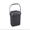 Addis 518251 Everyday Kitchen Food Waste Compost Caddy Bin, 4.5 Litre, Sliver, Metallic Silver view 1