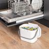 Addis 518251 Everyday Kitchen Food Waste Compost Caddy Bin, 4.5 Litre, Sliver, Metallic Silver view 4