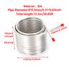 Cooling Coil Pipe, Stainless Steel Immersion Wort Chiller Cooling Coil Pipe for Home Brewing view 2