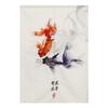 BAIHT HOME Japanese Noren Doorway Curtain Traditional Chinese Fortune Fish Pattern Door Curtain, 33" x 47" view 1