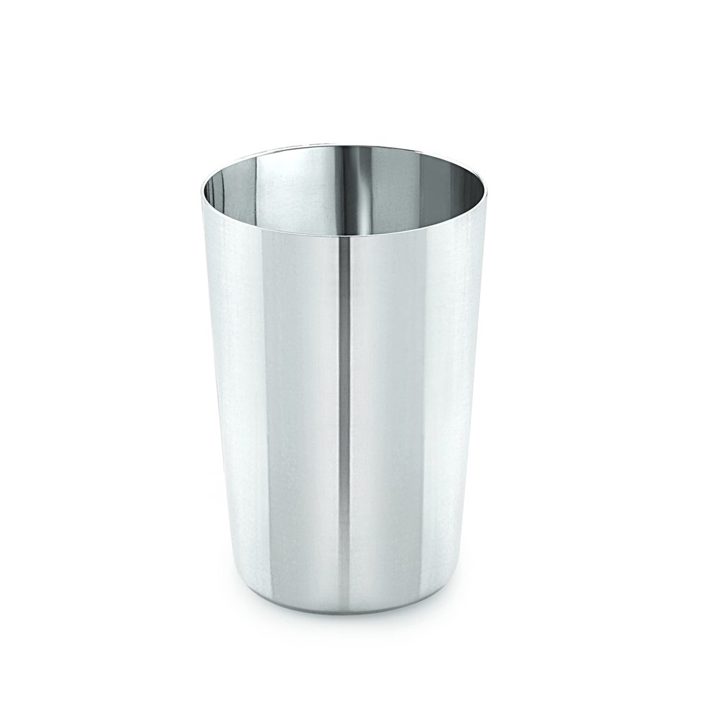Neelam Stainless Steel 7, 22 Gauge PRM Glass, 300 ml, Elegant and Durable Drinking Glass for Water, Juices, and Beverages, Ideal for Daily Use, Parties, Easy to Clean, Sliver