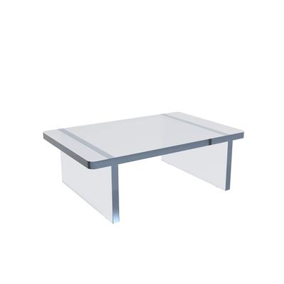 Azar Displays 515364 Acrylic Monitor Risers, Clear Showcase Shelf for Food, Dessert, Jewelry Display Stand