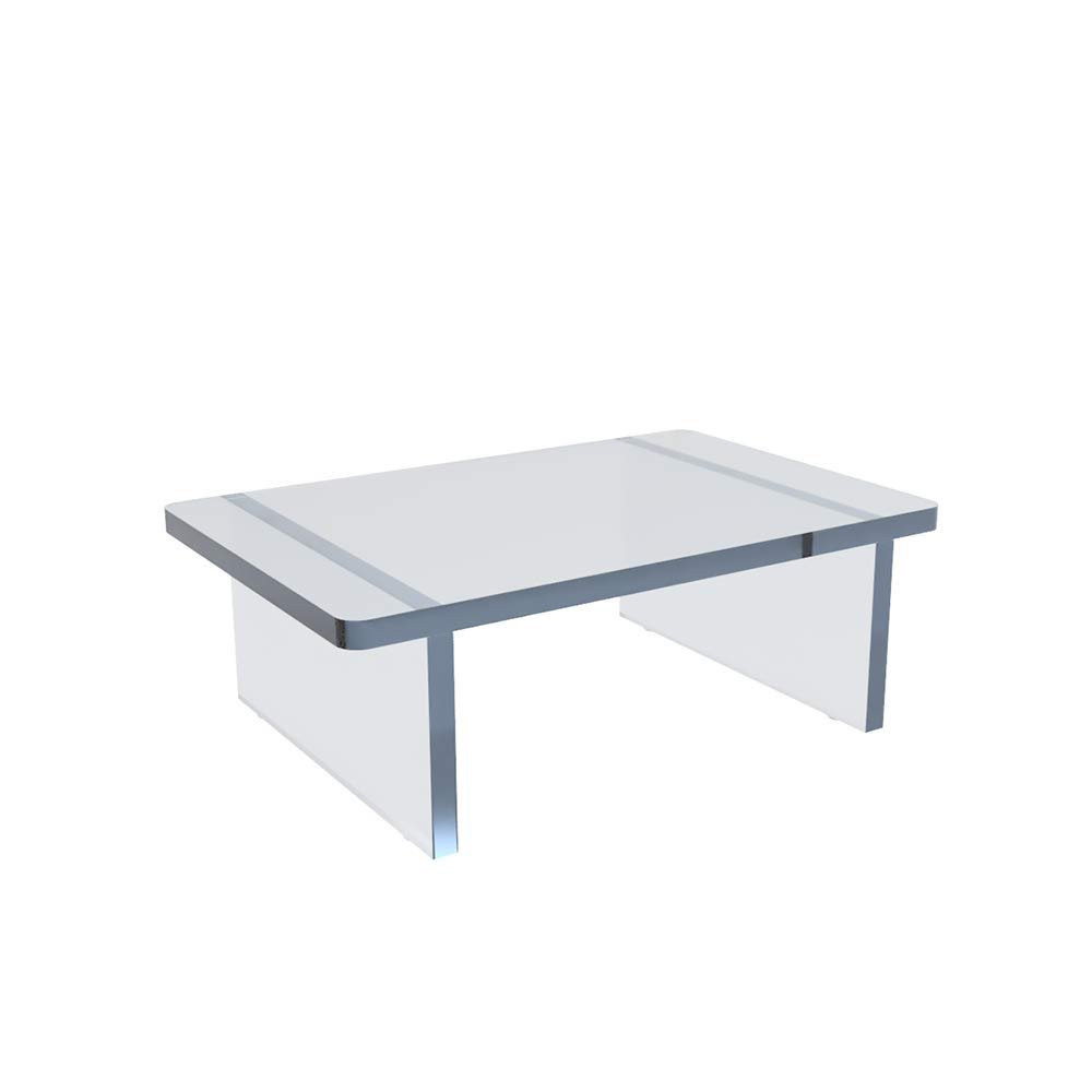 Azar Displays 515364 Acrylic Monitor Risers, Clear Showcase Shelf for Food, Dessert, Jewelry Display Stand