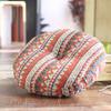 YEARLY Round Seat Cushion, Flax Chair Cushions Indoor Outdoor Washable Futon Bay Window Yoga Meditating Balcony Tatami Mat Seat Pads-a 40x40cm(16x16inch) view 1