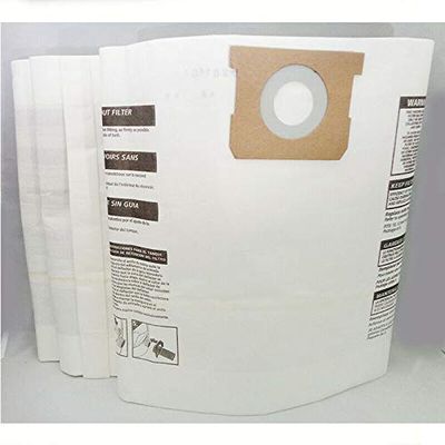 DVC Shop Vac Type F 906-62 10 14 Gallon Vacuum Cleaner Bags Made in USA [ 54 Bags ]