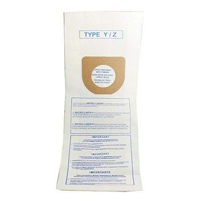 DVC Hoover Y & Z Micro Allergen Vacuum Cleaner Bags Made in USA [ 45 Bags ]