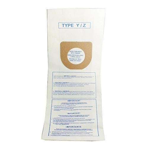 DVC Hoover Y & Z Micro Allergen Vacuum Cleaner Bags Made in USA [ 45 Bags ]