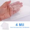 4 Mil Thick Mattress Bags for Moving Mattress Storage Bag King Size 2 Pack - Super Thick Heavy Duty Waterproof Plastic Wrap Mattress Protector Long-Term Storage and Disposal view 3