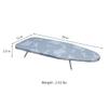 Duwee 12"x29"Table top Ironing Board with Thicken Felt Padding, Heat Resistant Cover,Stainless Steel Legs view 2