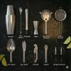 Highball & Chaser 13-Piece Boston Cocktail Shaker Set Stainless Steel Mixology Bartender Kit With Stand For Home Bar Cocktail Set | Laser Engraved Cocktail Tools | Plus E-Book with 30 Cocktail Recipes view 3