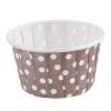 100PCS Cupcake Liners Mini Round Cake Paper Pastry Muffin Cases Baking Cups for Home Birthday Party Wedding(Coffee) view 3