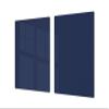 Gigantic Induction Cooktop Cover  Glass Pastry Board; MEASURES: SINGLE: 80 x 52 cm (31,5 x 20,47); DOUBLE: 40 x 52 cm (15,75 x 20,47); Colors Series DD22A view 1