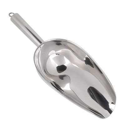 Fdit Stainless Steel Multifunctional Ice Food Scoop Coffee Beans Dried Fruit Shovel 1PC for Bar and Kitchen (38oz)