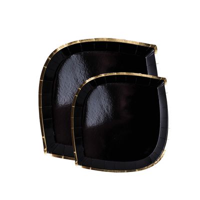 Jollity & Co Posh Noir Dinner Plates