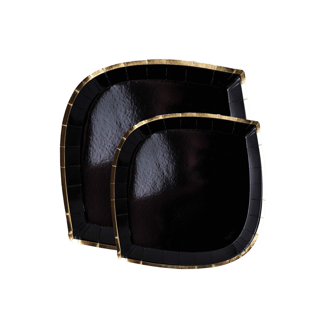 Jollity & Co Posh Noir Dinner Plates