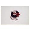 Avanti Linens Holiday Dogs White Rug - Polyester, 20" x 30" view 1