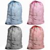 4 Pc Extra Large Mesh Laundry Bags Drawstring Handle 36 x 24 Lingerie Delicates view 3