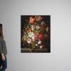 CANVAS ON DEMAND Still Life of Roses, Lilies, Tulips and Wall Decal, Floral Artwork view 2
