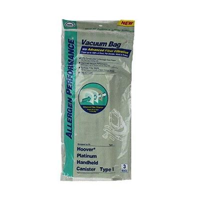 DVC Hoover Style I Synthetic HEPA Vacuum Cleaner Bags Made in USA [ 63 Bags ]