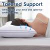 viewstar King Size Pillows Set of 2, Hotel Quality Cooling Down Alternative Gusseted Bed Pillows for Side, Back, or Stomach Sleepers, White view 3
