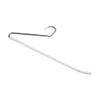 Chrome Slack Hangers Metal Open End Pants Hanger Non-Slip 50 PC 15 Inch view 3