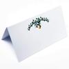 Nancy Nikko Place Cards with Green Leafy Flowery Garland with Lemon for Weddings, Showers, Dinners, Parties and Special Events Table Tent Style, Scored for Easy Folding. Available in Pkgs of 50 view 1