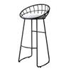 Barstools Bar Stools Dining Chair Upholstered Padded Wrought Iron Metal Legs Bar Leisure Barstool for Counter Kitchen High Stool. Max Load 200kg (Seat Height:65/75cm) view 1