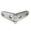 Pair of 316 Stainless Steel Marine Grade 4'' x 1" Cast Strap Hinge for Boat view 3