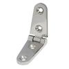 Pair of 316 Stainless Steel Marine Grade 4'' x 1" Cast Strap Hinge for Boat view 4