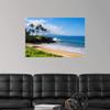 CANVAS ON DEMAND Hawaii, Maui, Wailea, Beautiful Ulua Wall Decal, Palm Tree Artwork view 3