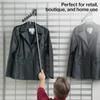 SSWBasics Chrome Reach Garment Hook - Durable Chrome Clothes Hook Pole - Adjustable High Reach Garment Hook - Extendable Metal Clothing Hook Pole for Retail, Boutique, and Home Closet Organization view 4