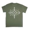 Papa Legba Voodoo Veve Shirt - Occult Skull Gothic Death Pentagram Witchcraft (X-Large) view 1