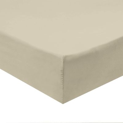 Royal Bedding Soft Cotton Fitted Sheet, 340 Thread Count, Silky Soft Fitted-Sheet, 100% Cotton Fitted, Top-Split-California King : Adjustable Split Top California King, Linen