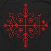 Papa Legba Voodoo Veve Shirt - Occult Skull Gothic Death Pentagram Witchcraft (X-Large) view 2