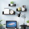 FURINNO Indo Wall Mounted Floating Shelves, Espresso view 2