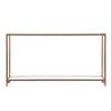 SEI Furniture Bergen 56 inches Long Narrow Metal Console Table, Open Concept Living Space, Glam Style Painted Iron, Gold view 4