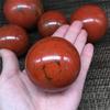QueenBox 50-60mm Natural Red Jasper Healing Ball Polished Crystal Sphere Collectibles Decoration Gift view 2