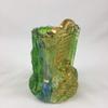 Amore Jewell Happiness Pig Pen Holder, Chinese Zodiac Collection Colored Glaze Glass (Liuli Crystal Glass) view 3